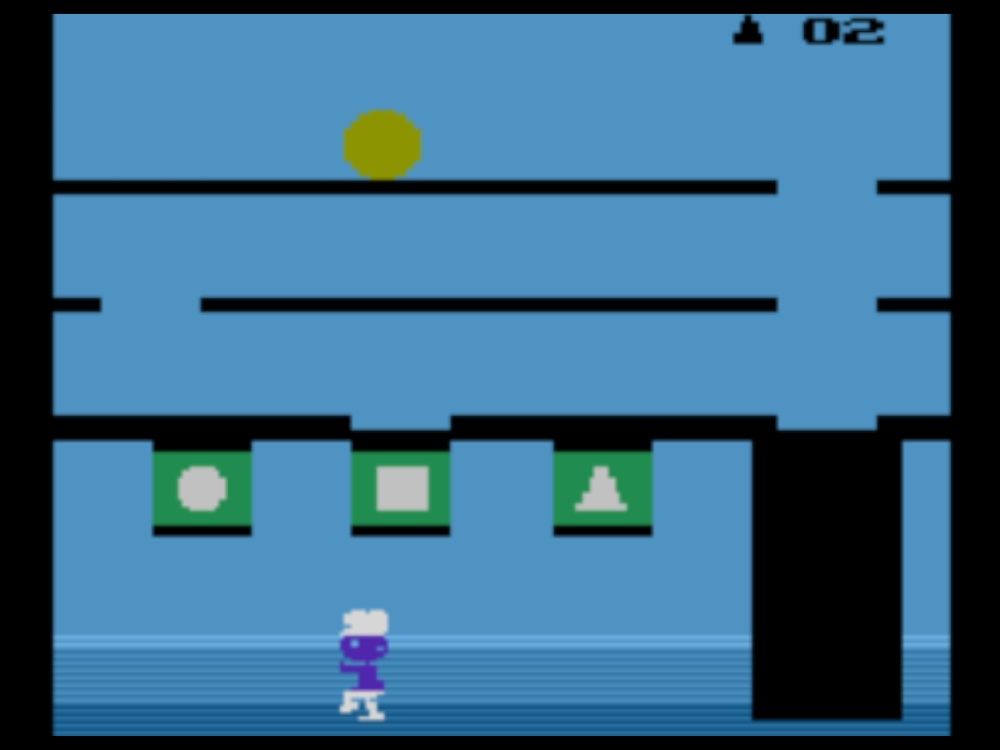 Gameplay of Smurfs Save The Day for Atari 2600